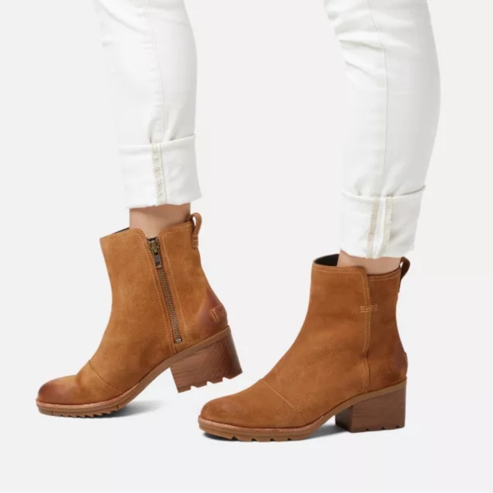 Sorel cate waterproof bootie ice tea